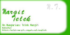 margit telek business card
